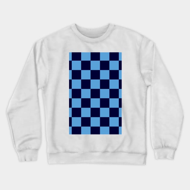 Copy of Co. Dublin GAA Blue and White Checkered Fan Flag Crewneck Sweatshirt by Culture-Factory